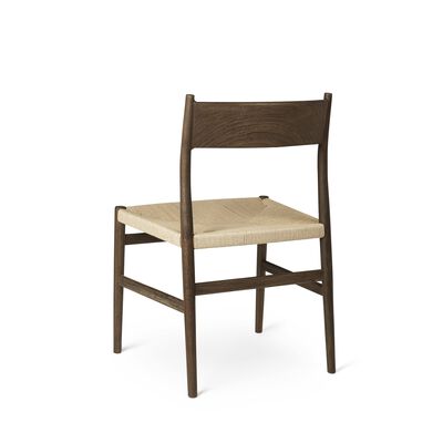 beech wood and paper cord dining chair