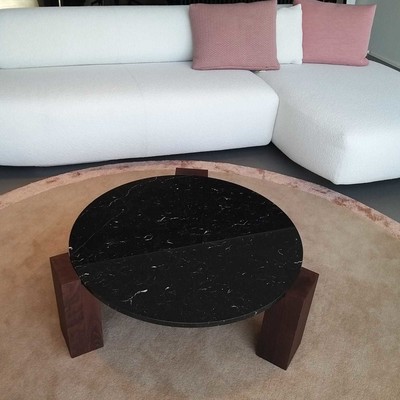 Mark Small Table, Tavolino, Nero RAL 9005 Moroso