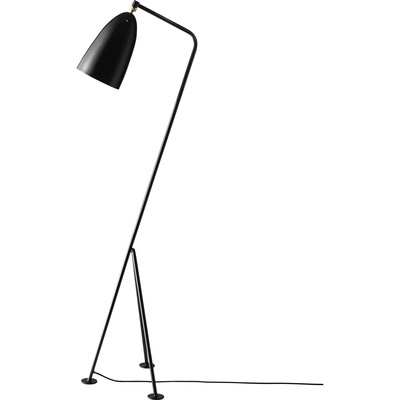 Lampada da pavimento Bohemian '72 di Gubi - beige legno naturale