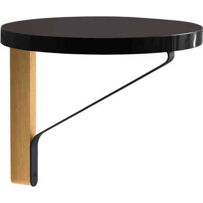 Artek Kaari Wall Shelf Round | Black Oak | Chiarenza Store