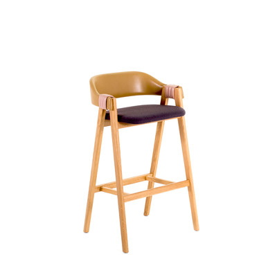 Shitake Stool, Sgabello basso, Verde fluo Moroso