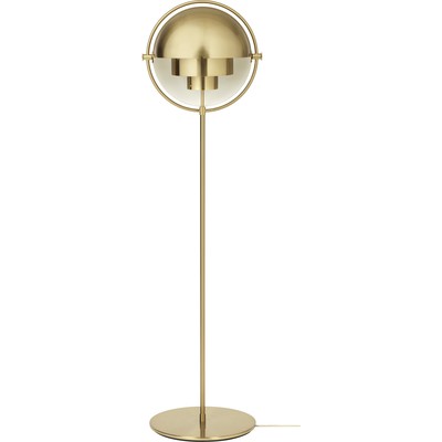 Lampada da pavimento Bohemian '72 di Gubi - beige legno naturale